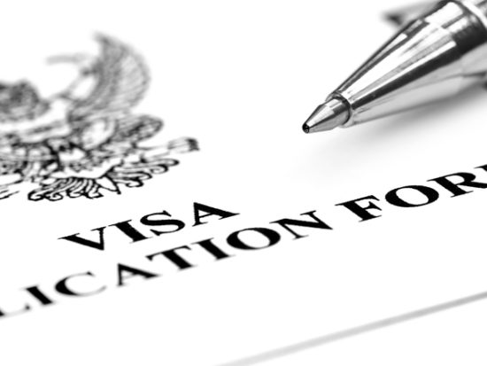 visa application form