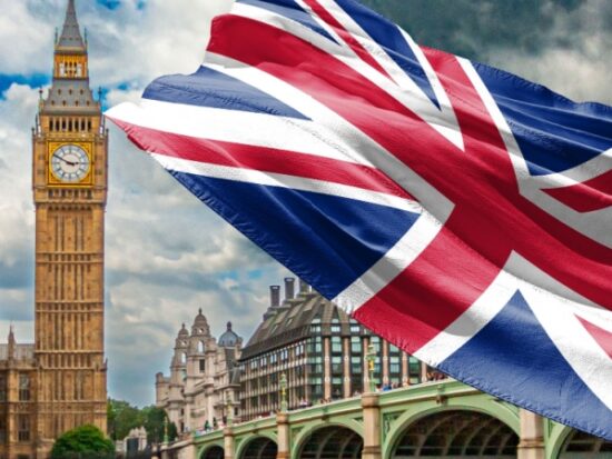 UK union jack flag